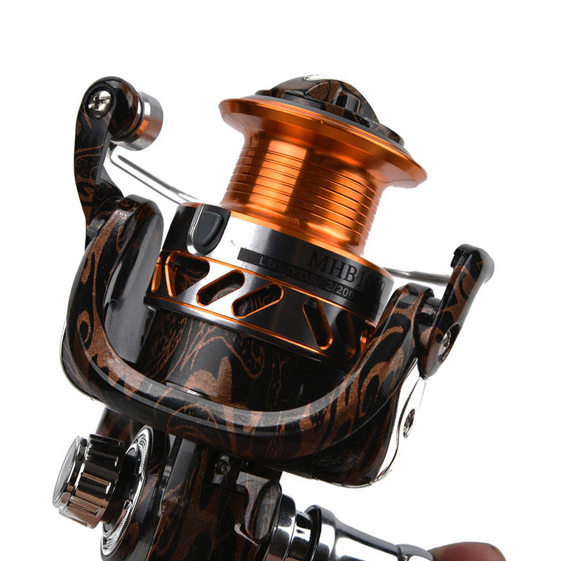 Saltwater Fishing Rod and Reel Combo Spinning Fishing Reel with 11 + 1 BB