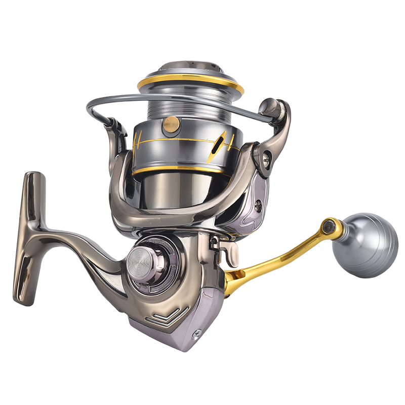 Precision Gears Fishing Reel with Metal CNC Power Handle