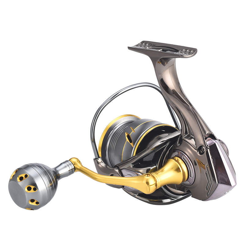 Precision Gears Fishing Reel with Metal CNC Power Handle