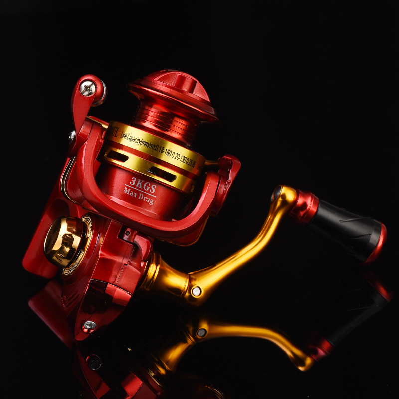 Long Cast 4.8:1 High-Speed Metal Fishing Spinning Wheel