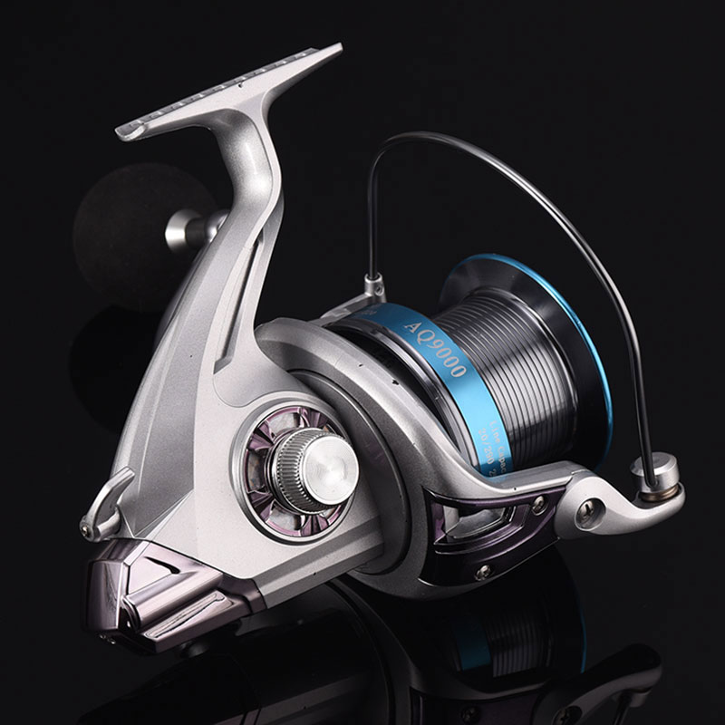 Long Throw Aluminium Spool Spinning Fishing Reel