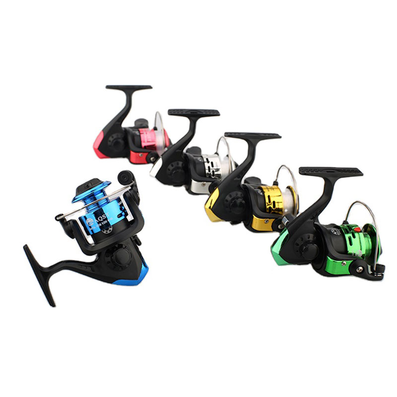  5.1:1 3-bearing plastic fishing spinning reels