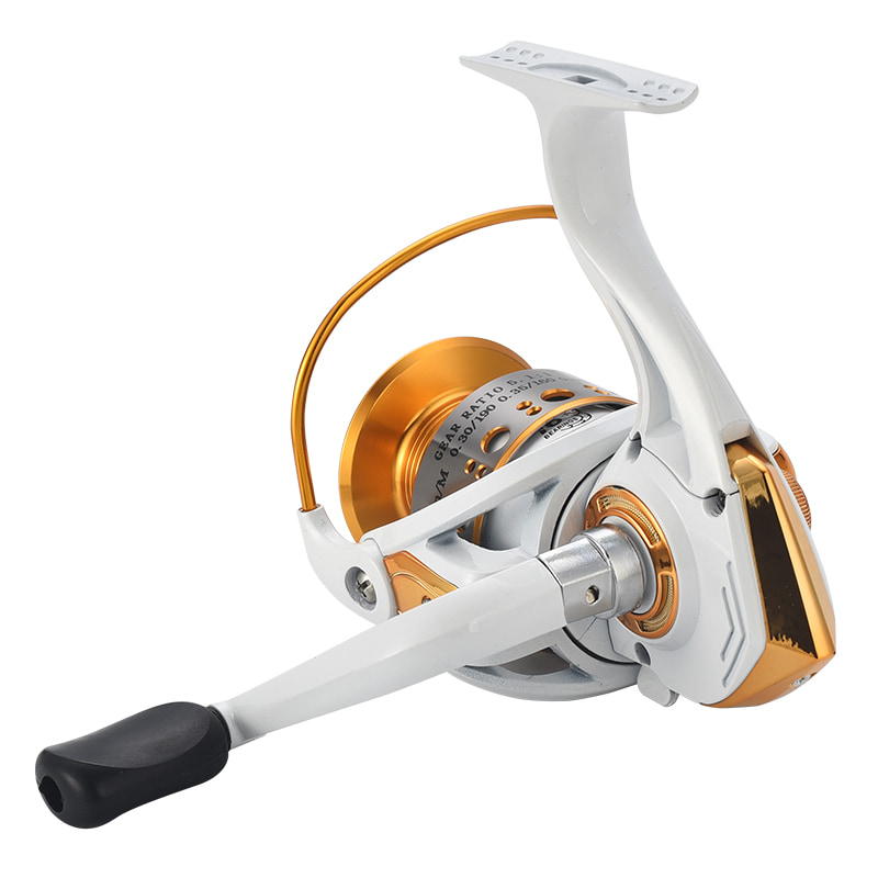 White Metal Spool sea Fishing Spinning Reel Saltwater Bait Casting Surf reels Spinning Fishing Reels