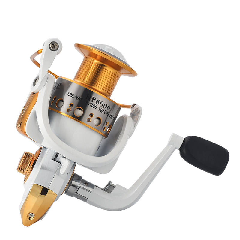 White Metal Spool sea Fishing Spinning Reel Saltwater Bait Casting Surf reels Spinning Fishing Reels