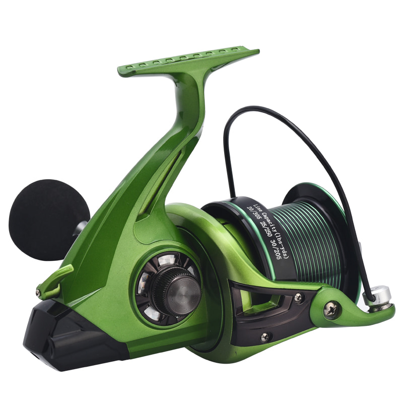 Green Metal deep sea fish reels Distant Wheel long cast Raft Wheel Bait Casting reels spinning fishing reel