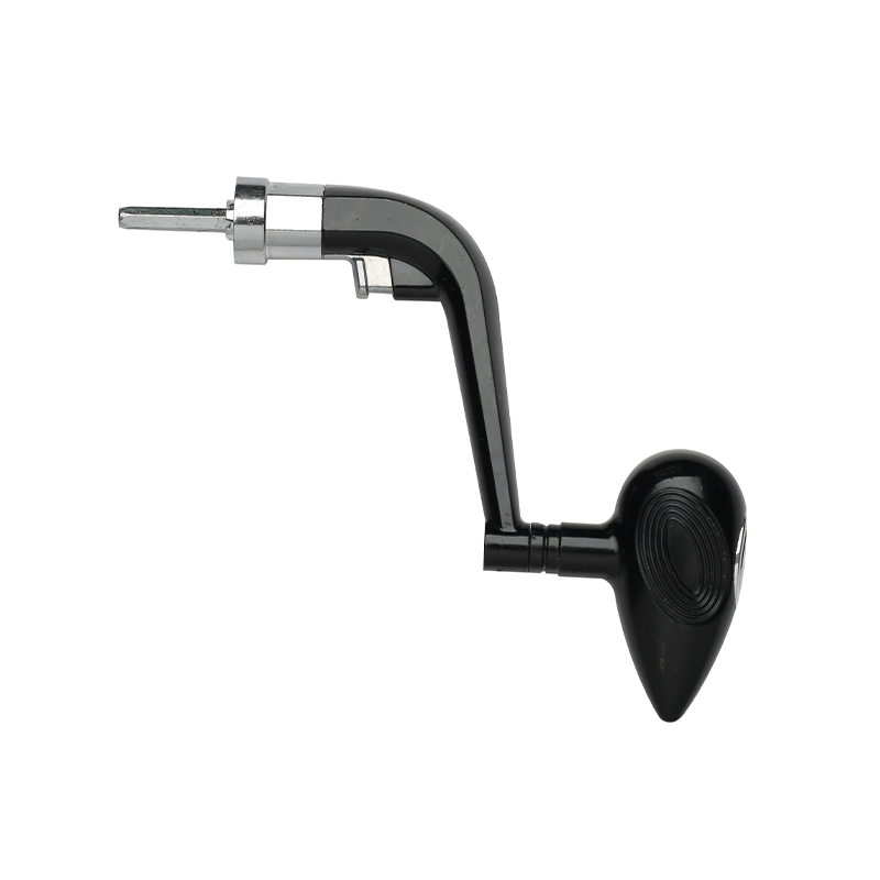 Black olding plastic handle with egg knob