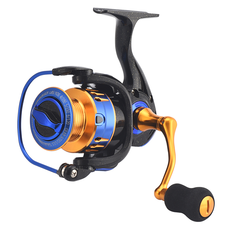 Portable Telescopic Smooth Drag System rotary fishing reel