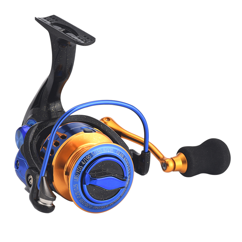 Portable Telescopic Smooth Drag System rotary fishing reel