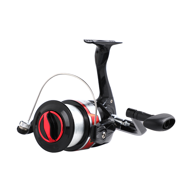 Plastic T Knob High Gear Ratio Spinning Fishing Reel for Rapid Retrieval